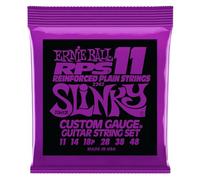Ernie Ball Power Slinky RPS - Cuerdas para guitarra eléctrica, entorchado de níquel, calibre 11-48