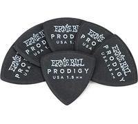 Ernie Ball Prodigy - Púas para guitarra, 1,5 mm, diseño de escudo grande, 6 unidades, color negro