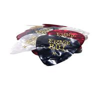Ernie Ball - Púas para guitarra, celulosa, gruesas, bolsa de 24, diseño perlado, colores variados