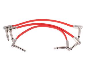 "Ernie Ball Red Flex Ribbon Patch Cable 6"""
