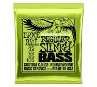 Ernie Ball Regular Slinky - Cuerdas para bajo de escala media, entorchado de níquel, calibre 45-105