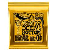 Ernie Ball Skinny Top Beefy Bottom Slinky - Cuerdas para guitarra eléctrica, entorchado de níquel, 1 paquete, calibre 10-54