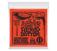 Ernie Ball Skinny Top Heavy Bottom Slinky - Cuerdas para guitarra eléctrica de 8 cuerdas, calibre 9-80