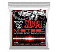 Ernie Ball Skinny Top Heavy Bottom Slinky M-Steel P02915 - Cuerdas para guitarra eléctrica, calibre 10-52