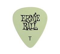 Ernie Ball Super Glow - Púas para guitarra, celulosa, finas, fluorescentes, bolsa de 12 unidades