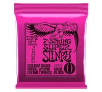 Ernie Ball Super Slinky - Cuerdas para guitarra eléctrica de 7 cuerdas, entorchado de níquel, calibre 9-52