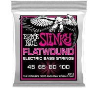 Ernie Ball Super Slinky Flatwound 2814 045-100 · Cuerdas bajo eléctrico