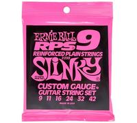 Ernie Ball Super Slinky RPS - Cuerdas para guitarra eléctrica, entorchadas en níquel, calibre 9-42