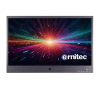 Ernitec PVM - Monitor de 43'' Full HD 1080P con Cámara IP 2MP NDAA Integrada 24/7 para Vigilancia y Publicidad