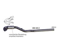 ERNST 053402 Tubo de escape para OPEL Astra H Caravan (A04) Astra G CC (T98)