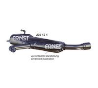 ERNST 202121 Silenciador trasero para AUDI A3 Hatchback (8P1)