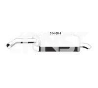 ERNST 314084 Silenciador trasero para FORD Fiesta Mk6 Furgoneta