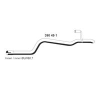 ERNST 390491 Tubo de escape adecuado para MERCEDES-BENZ Sprinter 3-T Bus (W903)