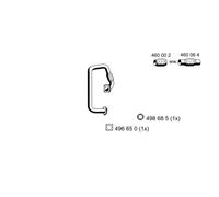 Ernst Abgasrohr Hosenrohr Frente Para VW Transporter III Pritsche/Fahrgestell