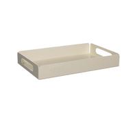 ERNST Bandeja metal Ernst 18x28.5 cm Blanco crema