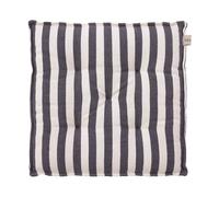 ERNST Cojín para asiento Ernst 45x45 cm Blanco natural-gris oscuro