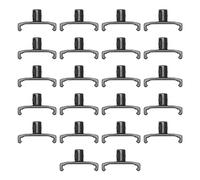 Ernst fabricación 8440-black 1/4-inch dura-pro Twist Lock zócalo Clips, 15-Pack, 8440-Black