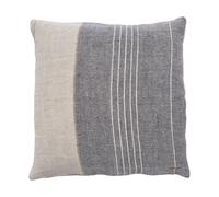 ERNST Funda de cojín Ernst tejido mixto de lino 50x50 cm Gris-natural