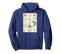 Ernst Haeckel Aquatic Life - Arte Vintage de biología Marina Sudadera con Capucha