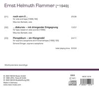 Ernst Helmuth Flammer Flammer: Electroacoustic Works (CD) (Importación USA)