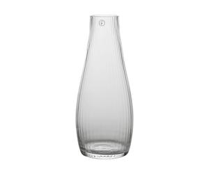 ERNST Jarra de vidrio estriado Ernst Transparente. Ø8×19 cm