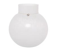 ERNST Jarrón de vidrio redondo Ernst blanco H25 cm Ø24 cm
