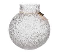 ERNST Jarrón de vidrio transparente Ernst con estructura Ø21 cm