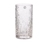 ERNST Jarrón/portavelas con patrón Ernst Transparente. Ø5.3x11.3 cm