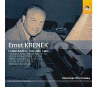 Ernst Krenek Ernst Krenek: Piano Music - Volume 2 (CD) Album (Importación USA)