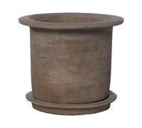 ERNST Maceta terracota Ernst con plato Ø24 cm