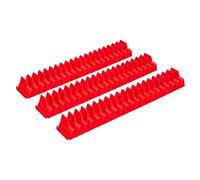 Ernst Manufacturing Paquete de 2 llaves magnéticas Pro - 20 herramientas rojas y 40 herramientas rojas