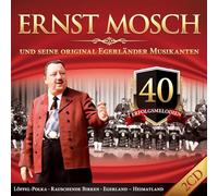 Ernst Mosch und Seine Orig.Egerländer Musikanten - 40 Erfolgsmelodien; Originalaufnahmen; Egerland Heimatland; Löffel Polka; Einsame Herzen; Rauschende Birken; Mondschein an der Eger; Die Kapelle hat gewonnen; Schwarzwald Polka; Blaue Augen; Herzweh Polka; Schöne Erinnerung; Festwalzer; Blasmusik