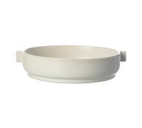 ERNST Plato con asa Ernst Ø25 cm arena blanca