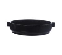 ERNST Plato con asa Ernst Ø25 cm negro