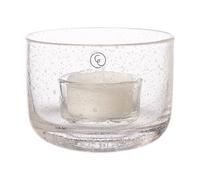 ERNST Portavelas de cristal Ernst Ø8x6 cm