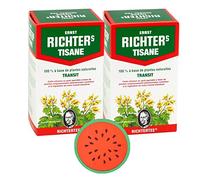 Ernst Richter infusión de hierbas Lote de 2 cajas + regalo: platillo de silicona Tisana de hierbas 100% natural | Regulación de tránsito | 2 x 20 bolsitas de 2g | Lote de 2