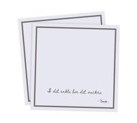 ERNST Servilleta con cita Ernst I det enkla. set de 20 Gris claro