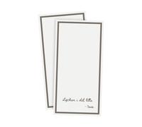 ERNST Servilleta con cita Ernst Lycka i det lilla. set de 20 Blanco