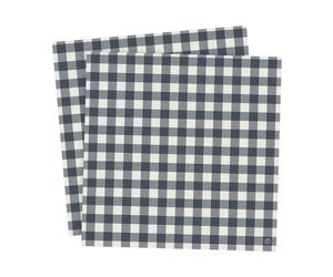 ERNST Servilletas Ernst cuadros 33x33 cm. 20-pack Azul-gris claro