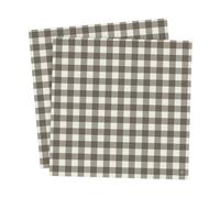 ERNST Servilletas Ernst cuadros 33x33 cm. 20-pack Marrón topo-gris claro
