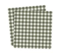ERNST Servilletas Ernst cuadros 33x33 cm. 20-pack Verde-gris claro