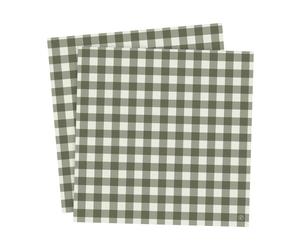 ERNST Servilletas Ernst cuadros 33x33 cm. 20-pack Verde-gris claro