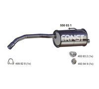 ERNST Silenciador Para Fiat 500 1.2 1.1