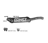 ERNST Silenciador Para VW Golf III 1.8 2.0 1.6 1.9 TDGTD