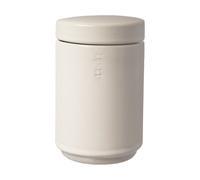 ERNST Tarro de almacenamiento con tapa Ernst 15.5 cm Blanco natural