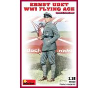 Ernst Udet WWI Flying Ace 1:16 Figura Plástico Modelo Kit Miniart