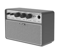 EROK Amplificador de guitarra acústica, amplificador portátil 2 en 1 para voz y guitarra con efectos digitales de retardo/reverberación, salida de auriculares y grabación OTG, amplificador compacto