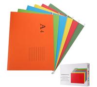 eROOSY Archivadores colgantes de 6 colores A4, paquete de 25 carpetas colgantes con pestañas e insertos, archivador colgante para oficina, escuela, archivadores