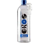 EROS Aqua Lubricante Denso 1000 ML - Hidratación Completa Para Sensaciones Frescas Durante El Juego Amoroso