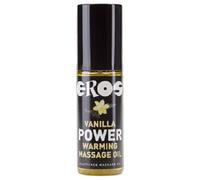 EROS Power Line Aceite Masaje E Calor 100 ML - Aceite Comestible Con Sabor A Vainilla Y Efecto Calor Intenso